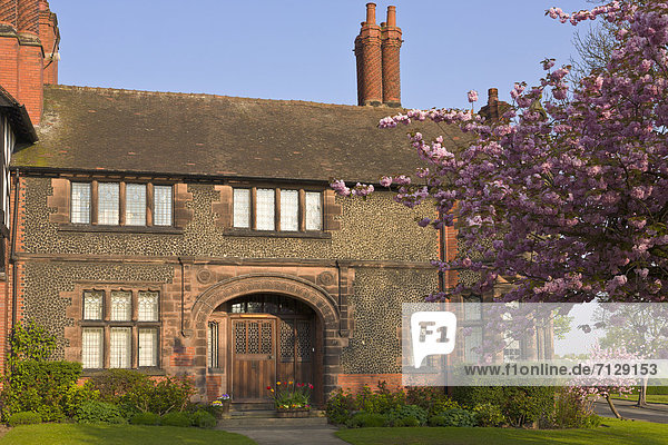 Wohnhaus Großbritannien niemand Architektur Querformat Dorf Kunsthandwerk England Erbe