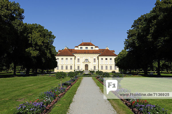 Schloss Lustheim in Schleißheim  Oberbayern  Bayern  Deutschland  Europa