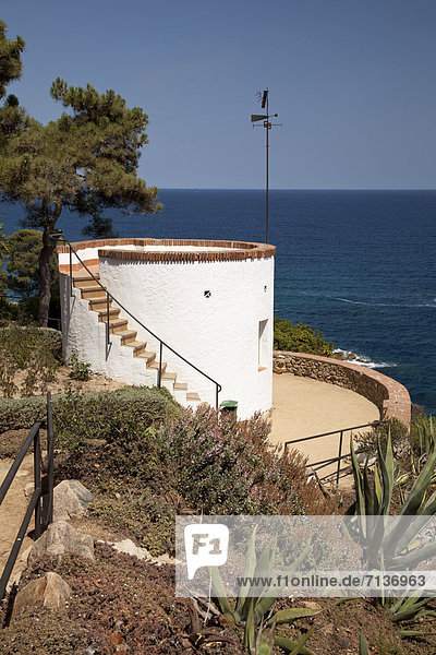 Europa, Ansicht, zeigen, Blanes, Katalonien, Costa Brava, Aussichtspunkt, Spanien