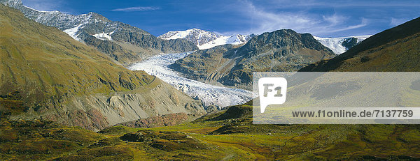 Berglandschaft in den Ötztaler Alpen  Kaunertal  Tirol  Österreich