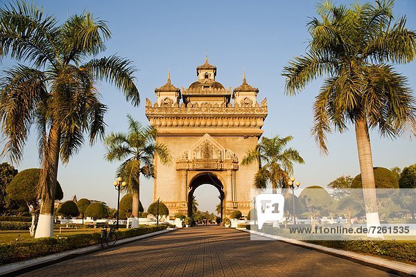 Vientiane  Hauptstadt  Brücke  Wiederholung  Südostasien  Vietnam  Asien  Laos