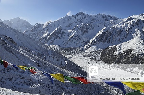 Tal  Ansicht  Himalaya  Asien  Nepal