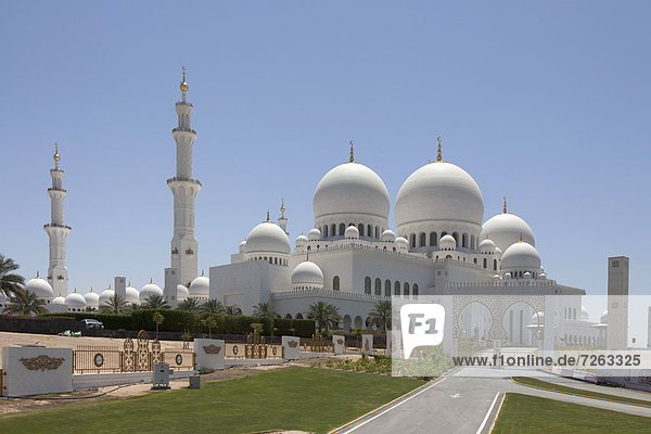 Schaich-Zayid-Moschee  Abu Dhabi  Vereinigte Arabische Emirate  Naher Osten