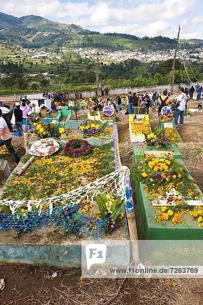 Tag  Zeremonie  Mittelamerika  Friedhof  Guatemala
