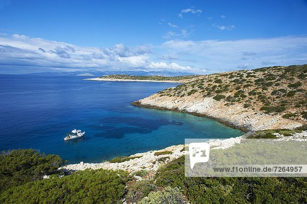 Europa Kykladen Griechenland Griechische Inseln Natürliches Schwimmbad