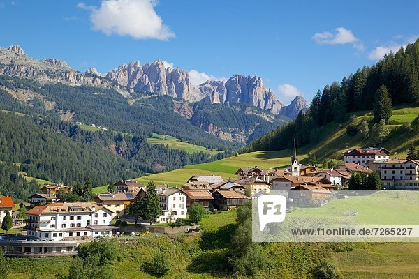 Moena  Fassa Valley  Trento Province  Trentino-Alto Adige/South Tyrol  Italian Dolomites  Italy  Europe