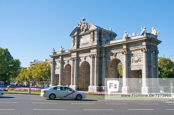 Alcala Gate. Madrid  Spain.
