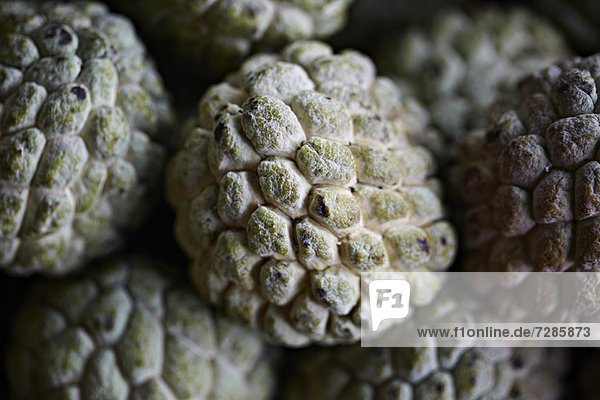 Close up of sugar apple at market