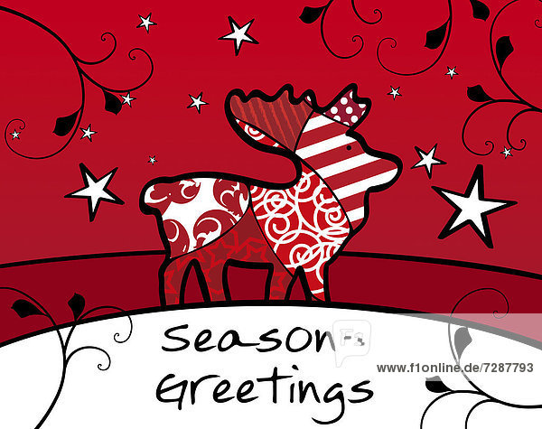 Weihnachtskarte  Illustration