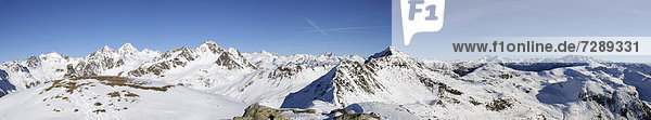 Berglandschaft am Terner Joch  Dolomiten  Südtirol  Italien