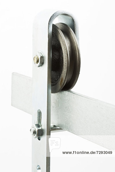 Track Pulley against white background