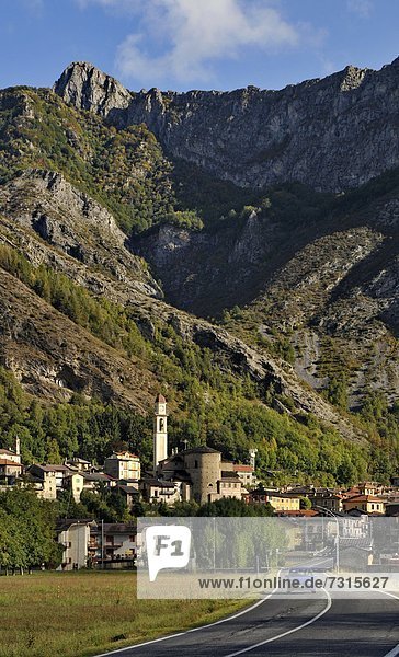 Italy  Piedmont  Alpi Marittime Natural Park  Valdieri village                                                                                                                                      