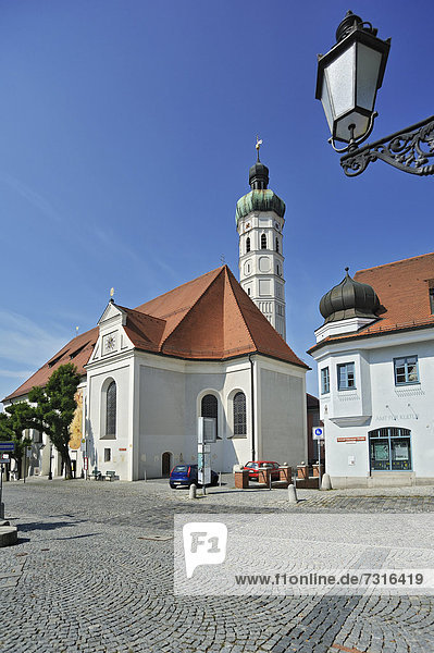 Pfarrkirche St. Jakob  Dachau  Bayern  Deutschland  Europa