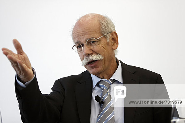 Dr. Dieter Zetsche  Vorsitzender des Vorstands der Daimler AG in Stuttgart  Baden-Württemberg  Deutschland  Europa