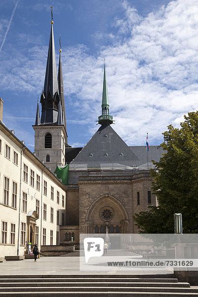 Cathedral of Our Lady  City of Luxembourg  Luxembourg  Europe  PublicGround
