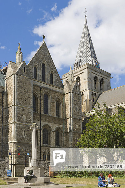 Kathedrale von Rochester  Rochester  Kent  England  Großbritannien  Europa