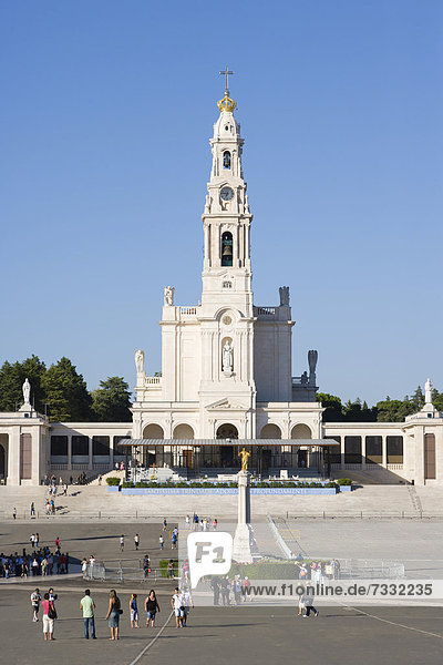 The Basilica of Our Lady of the Rosary  Santuario de Fatima  Fatima Shrine  Sanctuary of Our Lady of Fatima  Fatima  Ourem  Santarem  Portugal  Europe