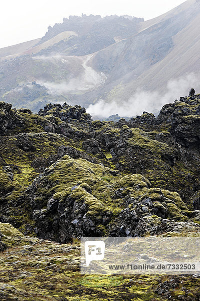Vulkanlandschaft Landmannalaugar Island Europa