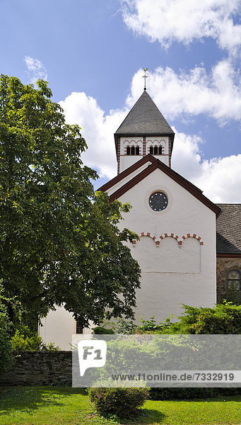 St. Johannes-Kirche  Unesco Weltkulturerbe Oberes Mittelrheintal  Lahnstein  Rheinland-Pfalz  Deutschland  Europa