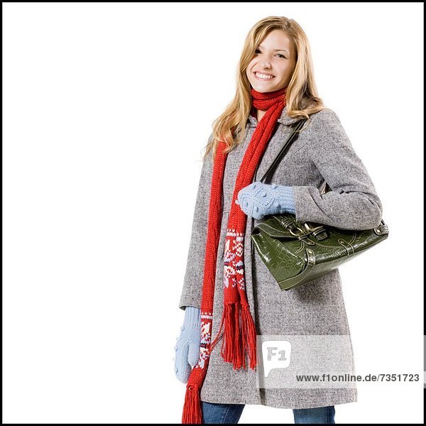 girl in a coat