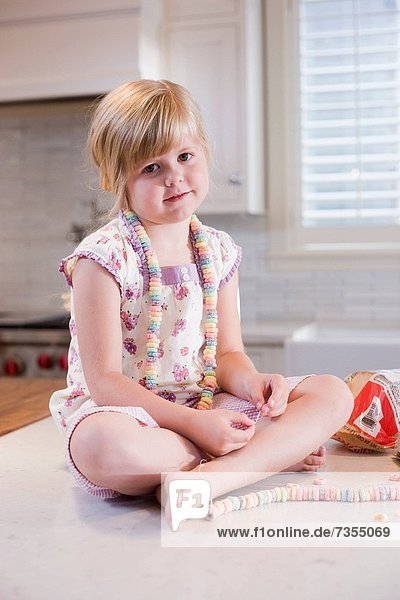 Küche Produktion Handwerk Mädchen