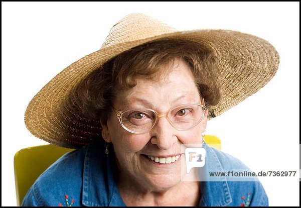 Portrait of ältere Frau lächelnd