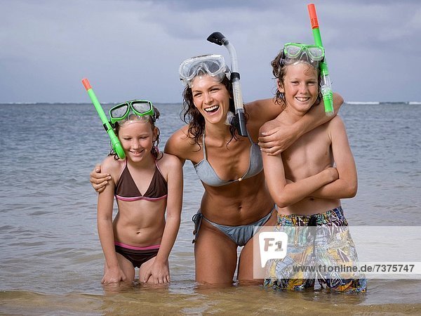 Taucher Schnorchel 2 Kleidung Maske Mutter - Mensch