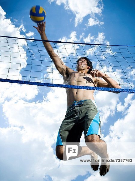 Spiel springen Volleyball