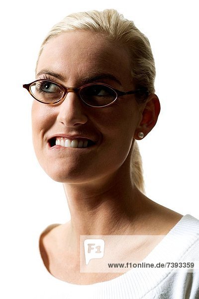 hoch oben Frau sehen Kleidung