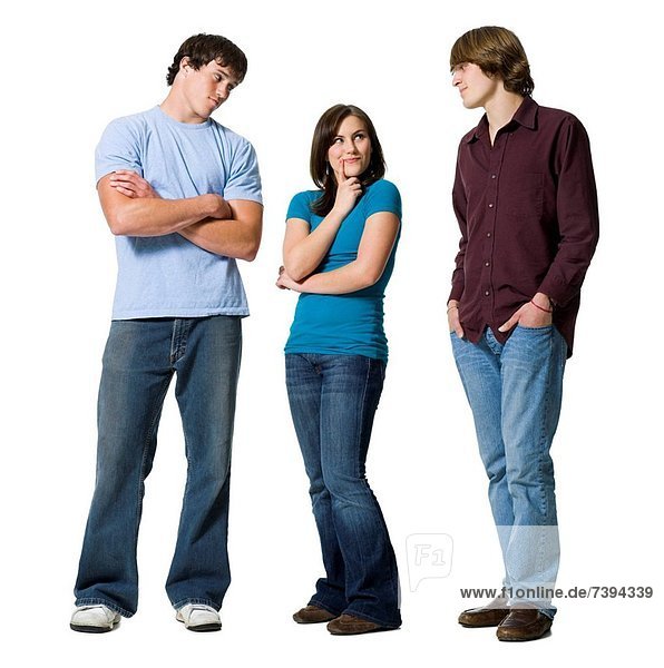 Entscheidung Junge - Person 2 Mädchen