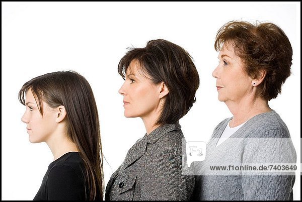 drei Generationen von Frauen