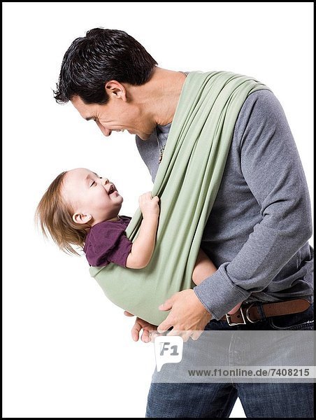 father and young daughter