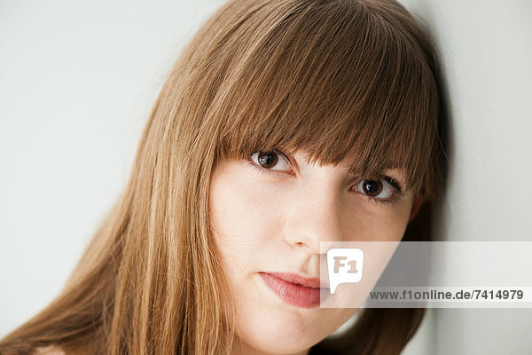 Brunette young woman  portrait