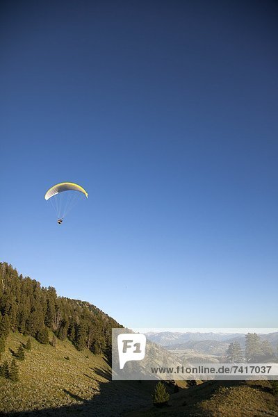 Paragliding in Jackson  WY.