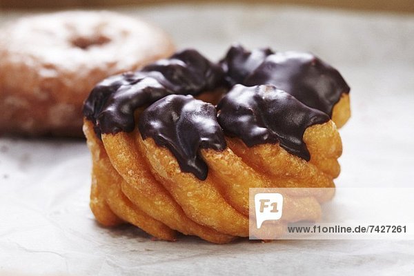 Dark Chocolate Frosted Doughnut