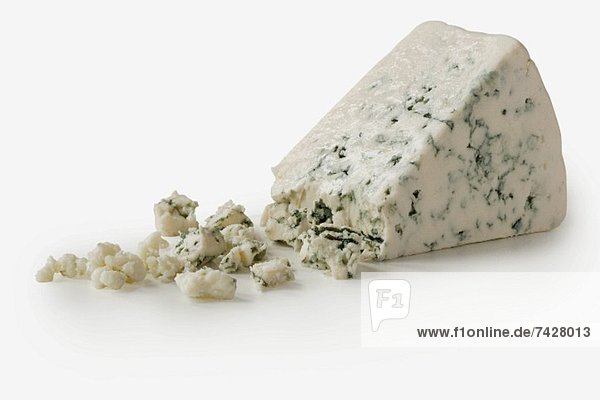 Wedge of Roquefort Cheese