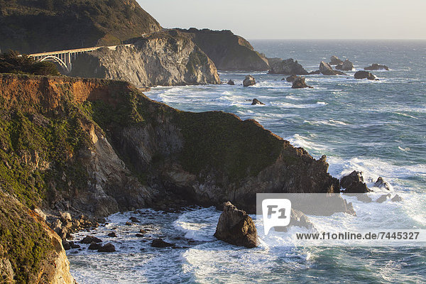 Steilküste Big Sur Kalifornien USA