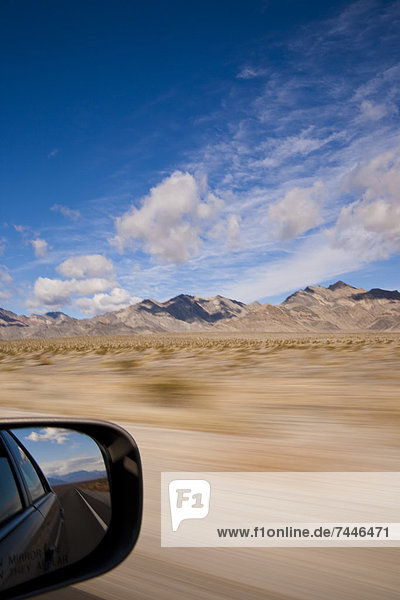 Spiegelung  Auto  Landschaft  fahren  Wüste  Spiegel