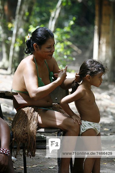 nahe  Mensch  Menschen  Indianer  Bahia  Brasilien  Porto  Südamerika