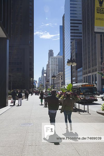Vereinigte Staaten von Amerika  USA  Nordamerika  Chicago  Illinois  North Michigan Avenue