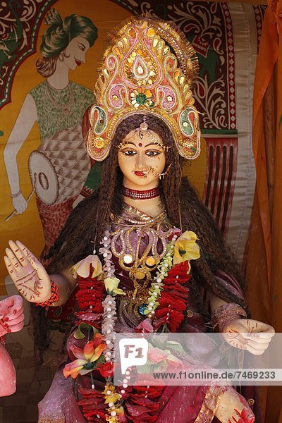 Hindu goddess Goverdan Uttar Pradesh India Asia