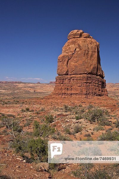 Vereinigte Staaten von Amerika  USA  Felsformation  Nordamerika  Arches Nationalpark  Utah