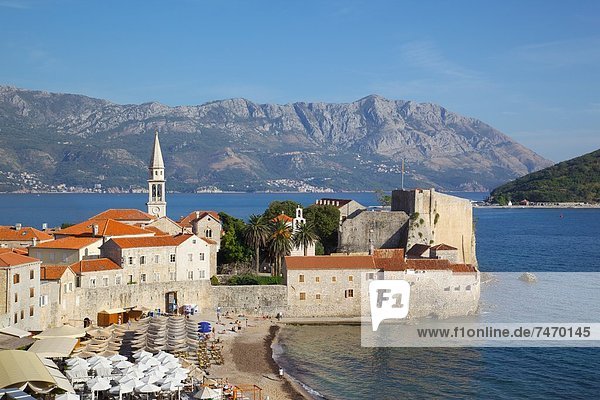 Europa Montenegro Ansicht der Altstadt