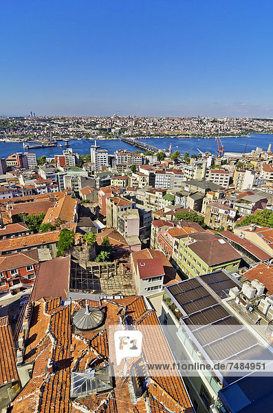 Großstadt Turm Ansicht Naher Osten Istanbul Türkei
