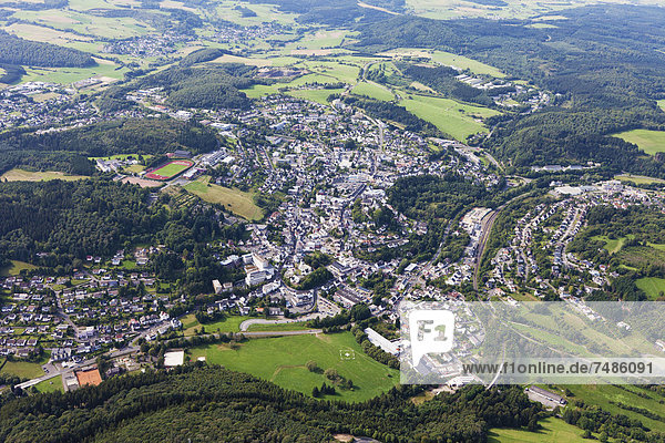 Europa  Deutschland  Rheinland-Pfalz  Blick auf die Stadt Daun