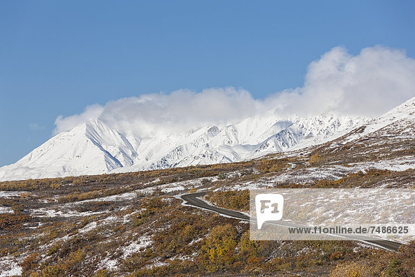 USA  Alaska  Blick auf die Alaska Range im Denali Nationalpark