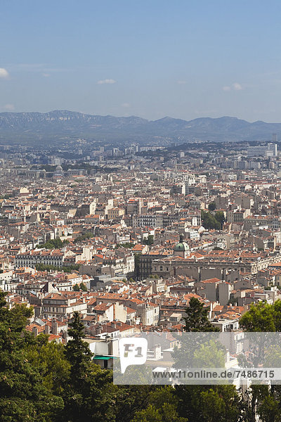 Europa Frankreich Marseille Blick auf die europäische Kulturstadt