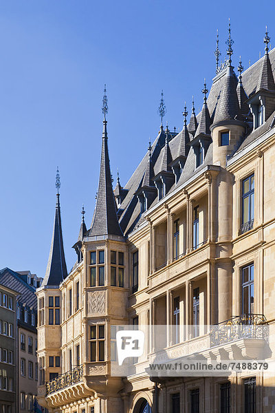 Luxemburg  Blick auf den Großherzoglichen Palast