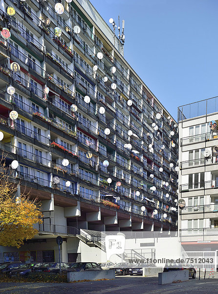 Pallasseum apartment block  deprived area  Berlin-Schoeneberg  Berlin  Germany  Europe