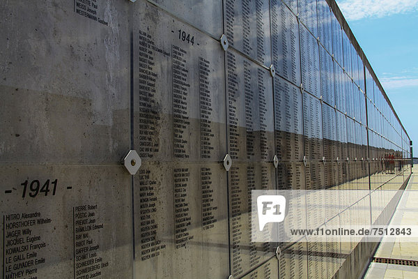 List of names of the fallen soldiers  French Foreign Legion Memorial for the Indochina War  Frejus  French Riviera  France  Europe
